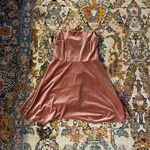 Velvet Pink Dress (mini)